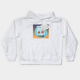 Fish Directions. Kids Hoodie